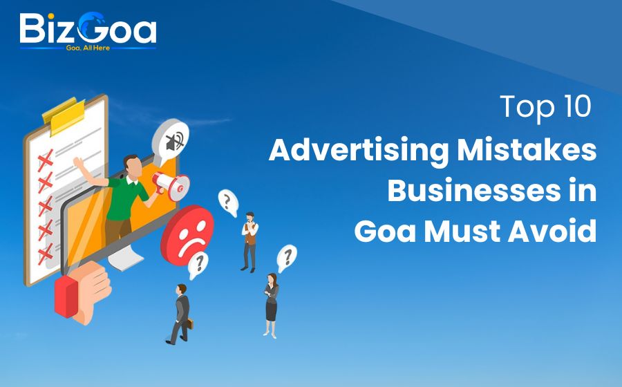 Small business owner in Goa adjusting advertising strategy with BizGoa marketing tools